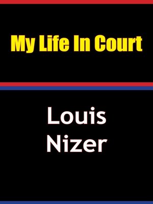 cover image of My Life in Court